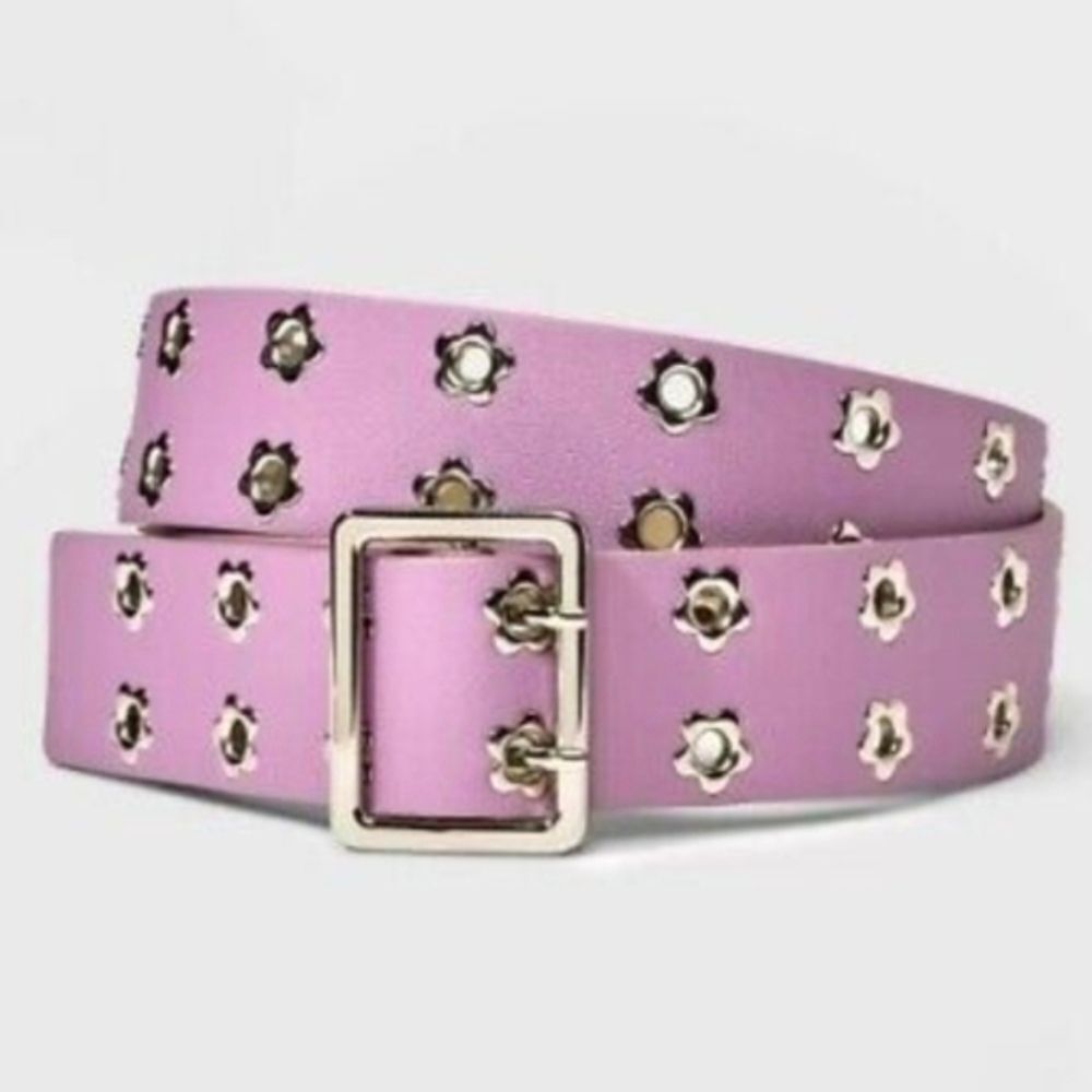 Wild Fable Lavender Studded Belt - New